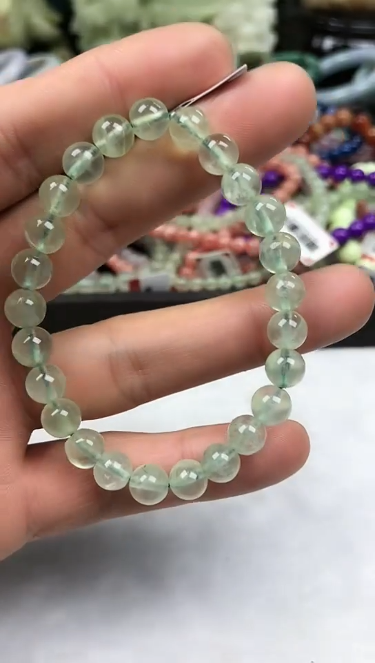 【闪购商品】葡萄石手链未镶嵌【7.5MM】