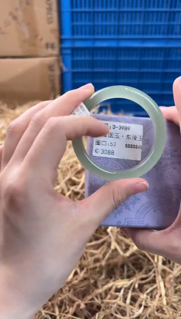 未镶嵌手镯石英质玉D-3989