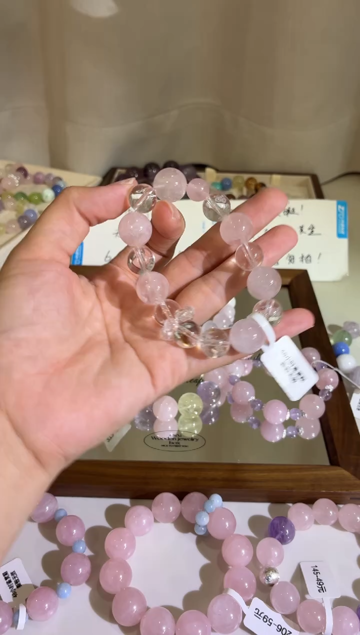 未镶嵌手串水晶1129（天然水晶默认微瑕，介意者勿拍，默认手围16）