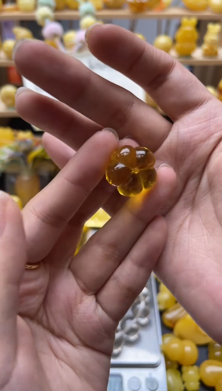 琥珀未镶嵌珠宝奇石049 琥珀蜜蜡微瑕