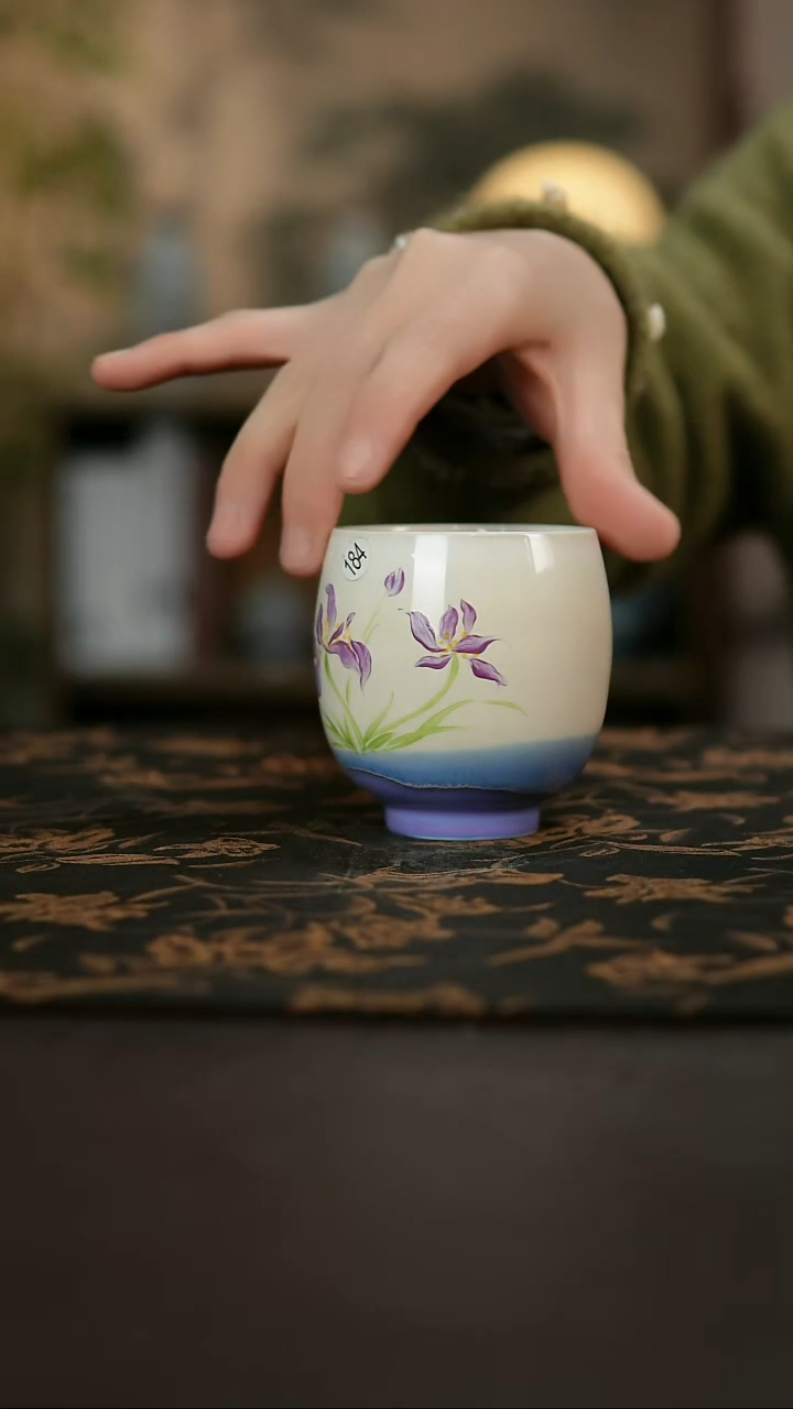 景德镇陶瓷杯碗柴烧多人