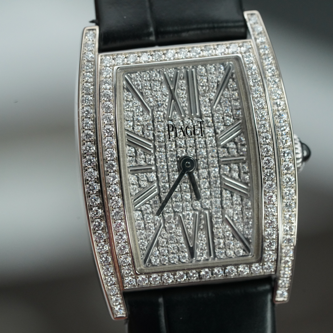 95新 Piaget/伯爵 15年珠宝腕表满天星原钻女士经典优雅石英腕表