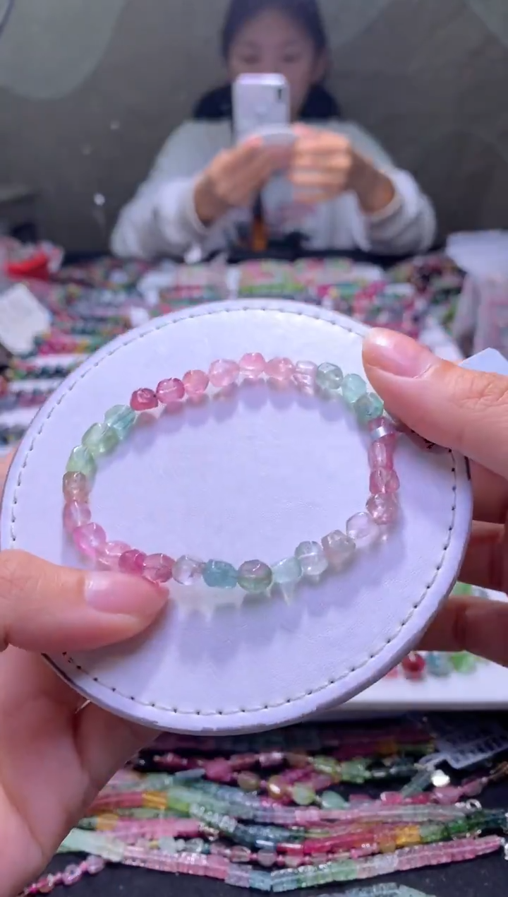 未镶嵌手串碧玺A56【天然碧玺】