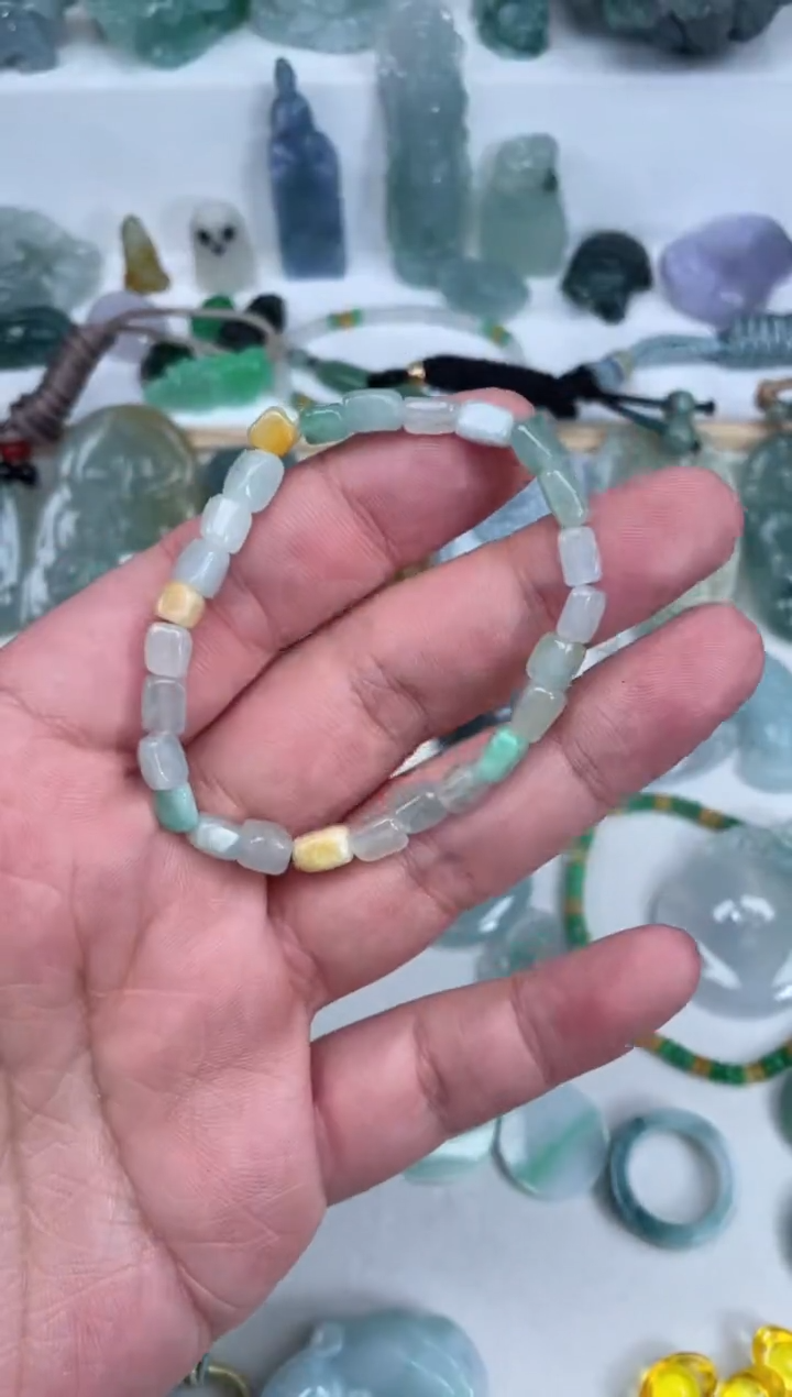 【闪购商品】翡翠手串未镶嵌糖串