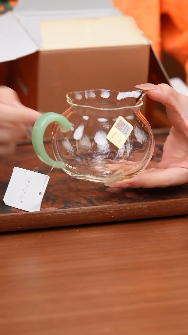 【闪购商品】禾器/晶彩纳福茶海/浅玉色