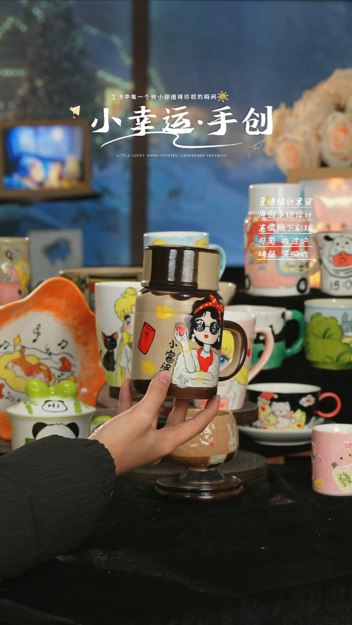 【闪购商品】景德镇纯手工手绘