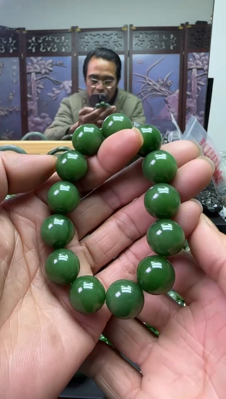 未镶嵌和田玉珠宝奇石手串