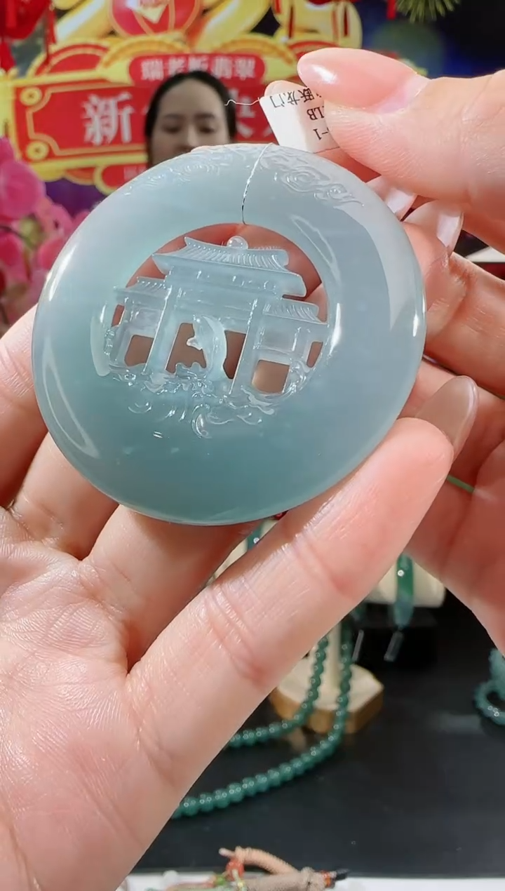 【闪购商品】翡翠吊坠(不含链)未镶嵌鱼跃龙门