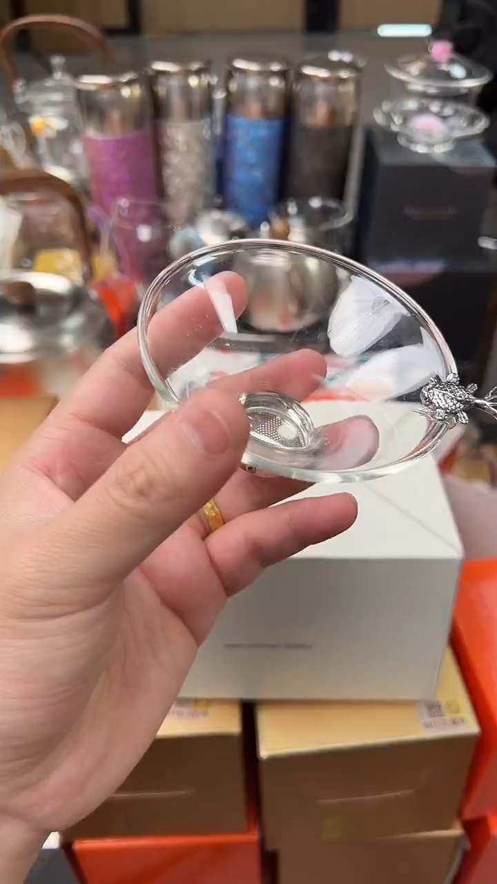 @@禾器晶彩银鱼茶漏