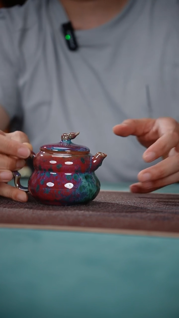 98-1葫芦壶（王建勋 炉钧釉）