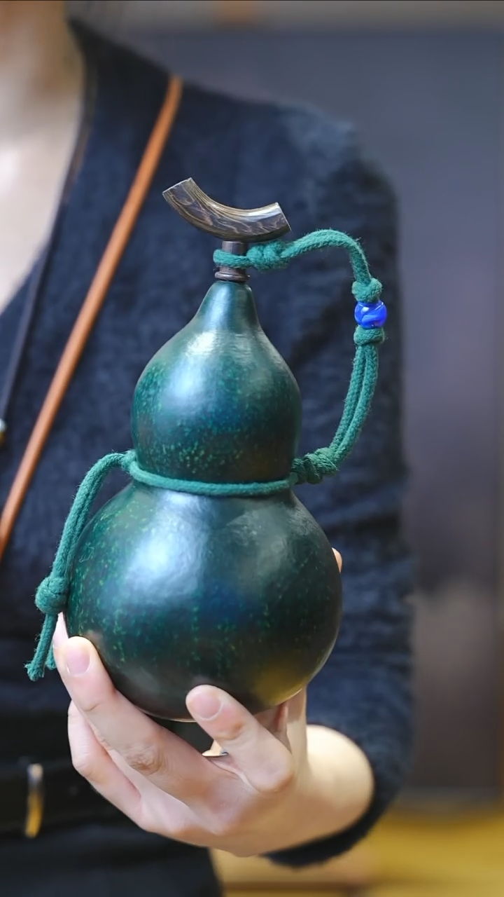 【闪购商品】XL117大漆酒葫芦不包手串及旋转底座