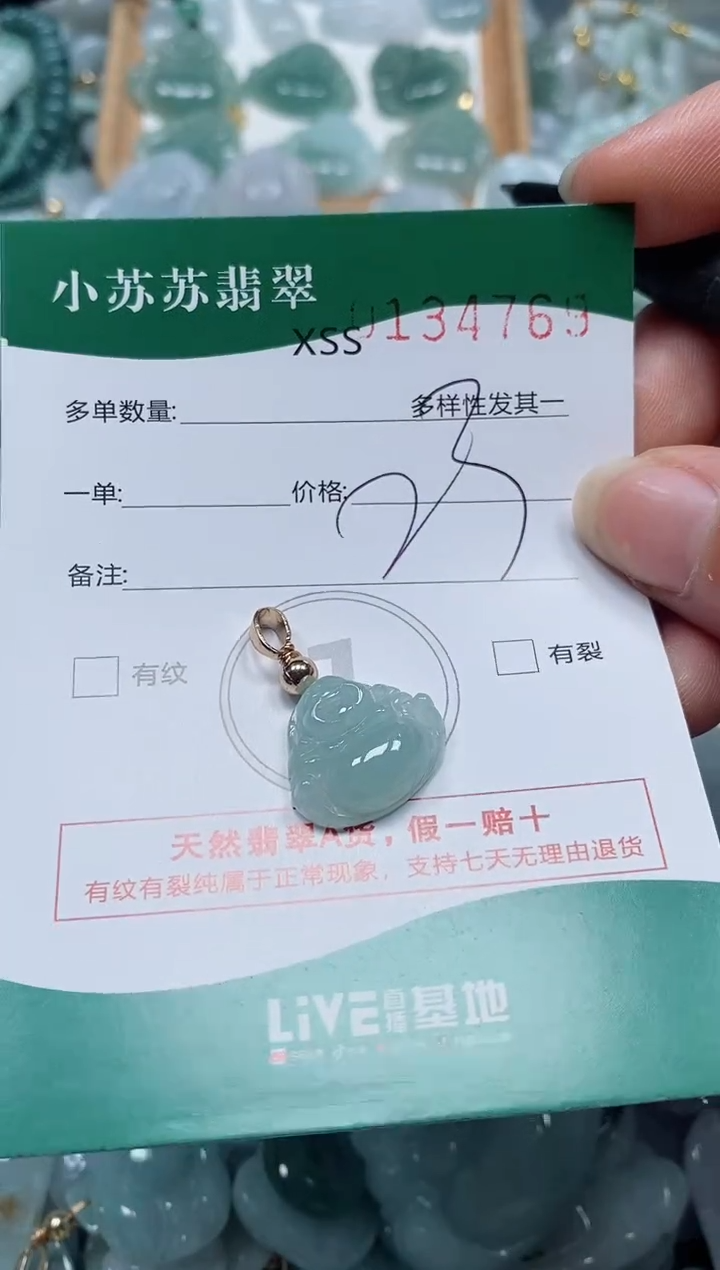 【闪购商品】翡翠颈饰未镶嵌闪购商品0134769