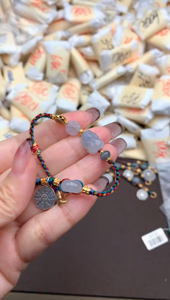 【闪购商品】翡翠挂件银S925镶嵌一18