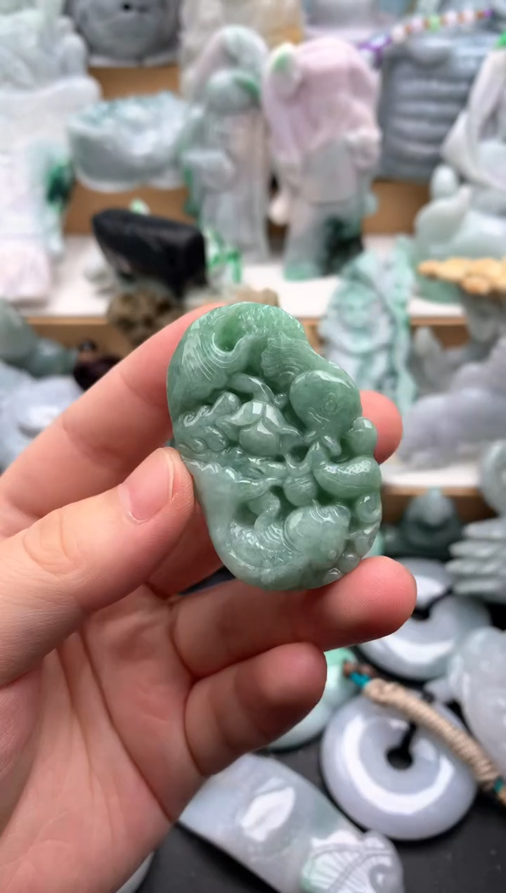 吊坠(不含链)未镶嵌翡翠1