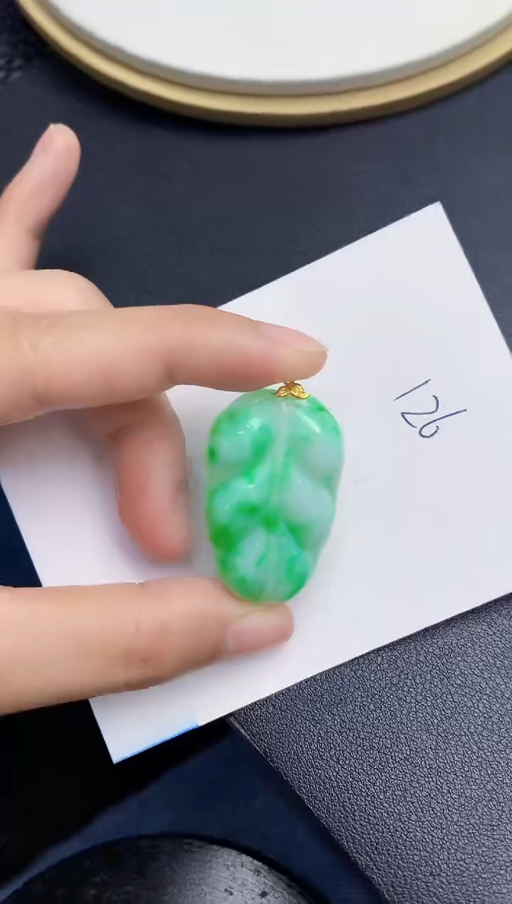 【闪购商品】翡翠颈饰18K金镶嵌000000000