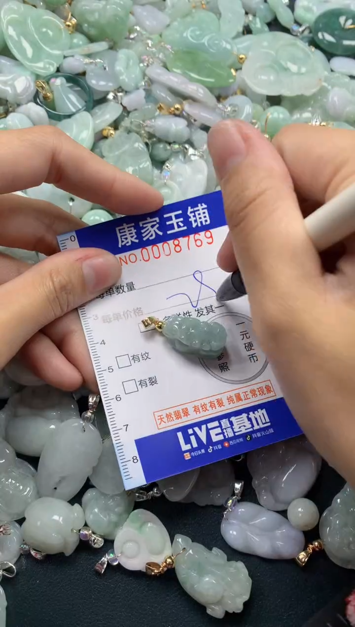 颈饰未镶嵌翡翠8769