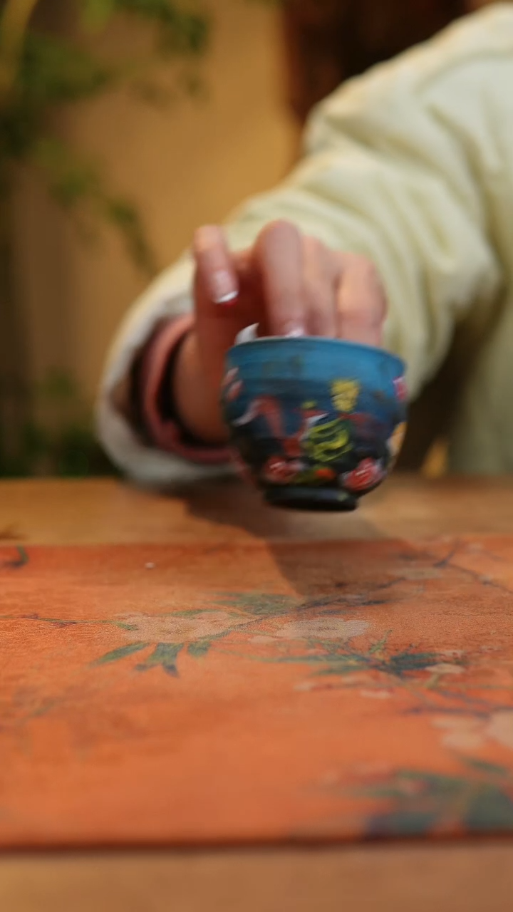 【闪购商品】瓷片869景德镇手工手绘釉下彩高温瓷