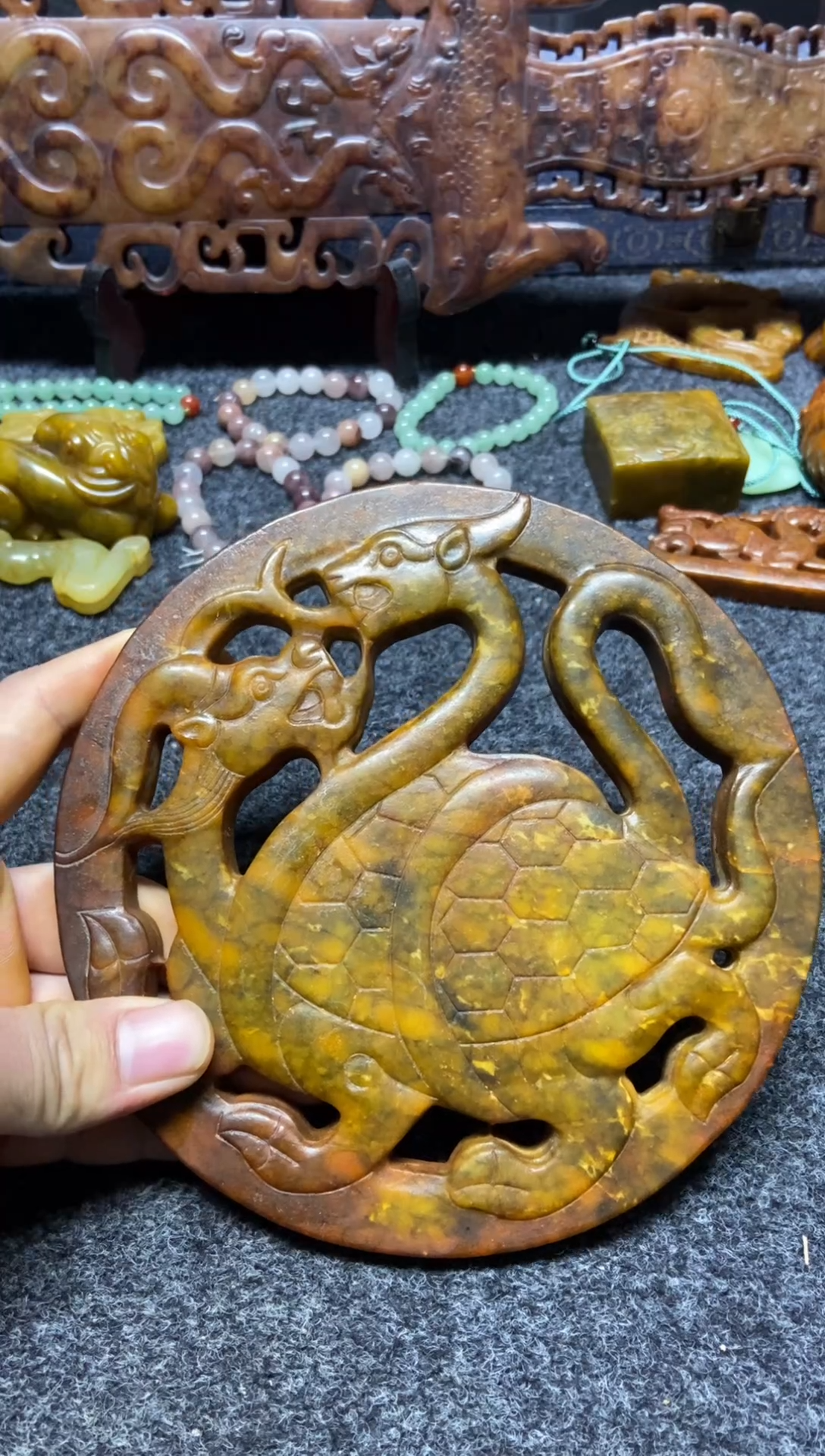 未镶嵌蛇纹石玉吊坠(不含链)玉溯阁直播间专用链接