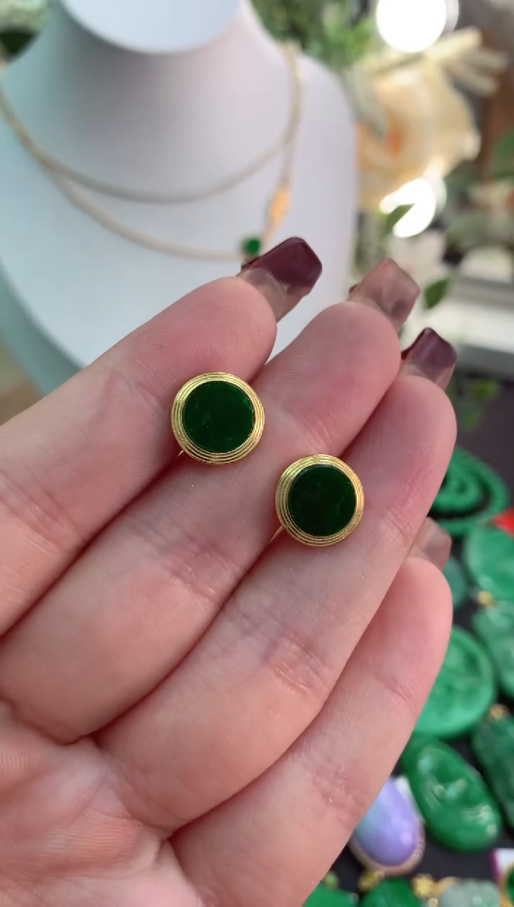 【闪购商品】翡翠吊坠(不含链)银S925镶嵌挂件