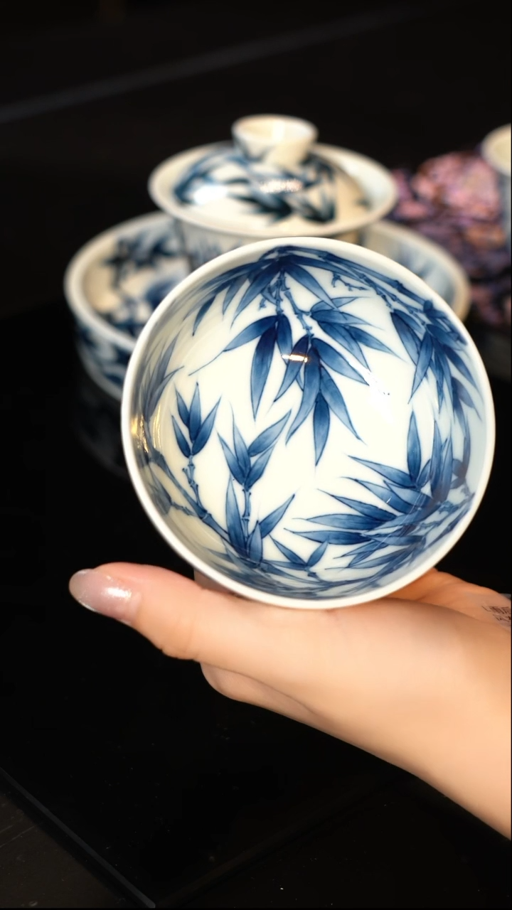 L雨后 湛蓝系列 清风有信 翠竹主人杯