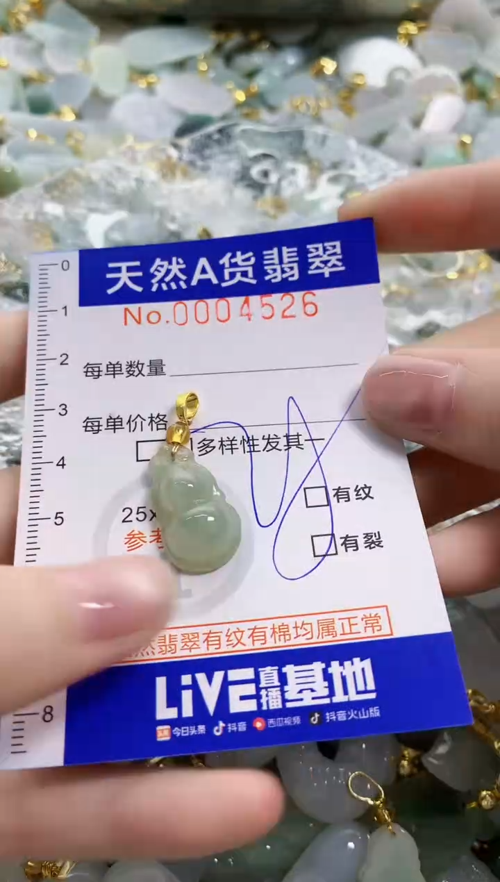 颈饰未镶嵌翡翠天然A货翡翠