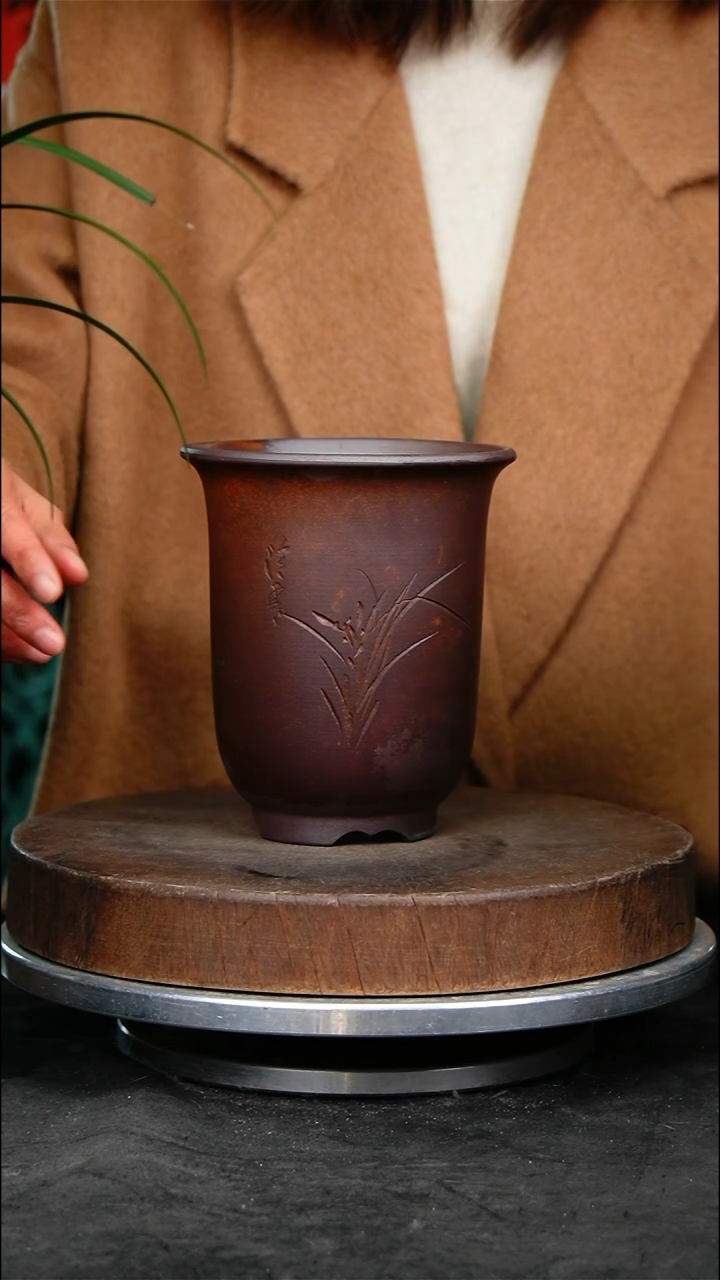 紫砂花盆花卉园艺9070