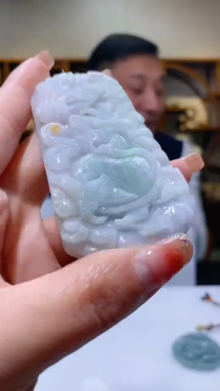 【闪购商品】定制翡翠未镶嵌36/0120/W/龙