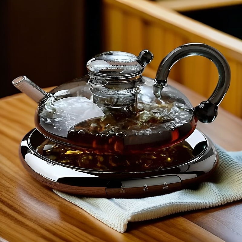 泡茶壶耐高温茶水分离玻璃新款家用花电陶炉烧水壶轻奢煮茶器茶具