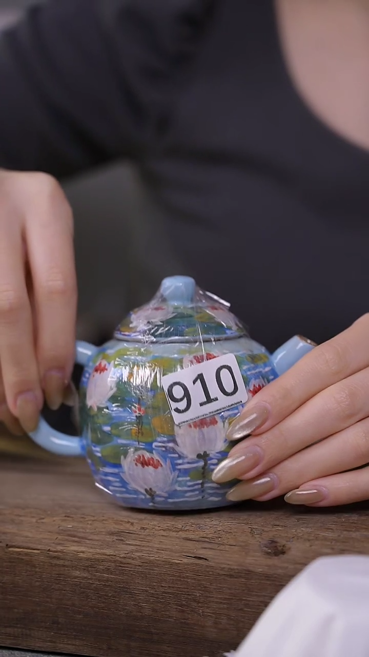 【闪购商品】瓷片油画风·彩绘·设计师石一款