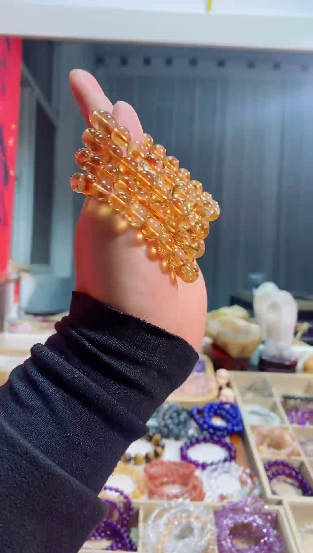 【闪购商品】黄晶手链未镶嵌黄塔晶9M+ (多样性发其一）