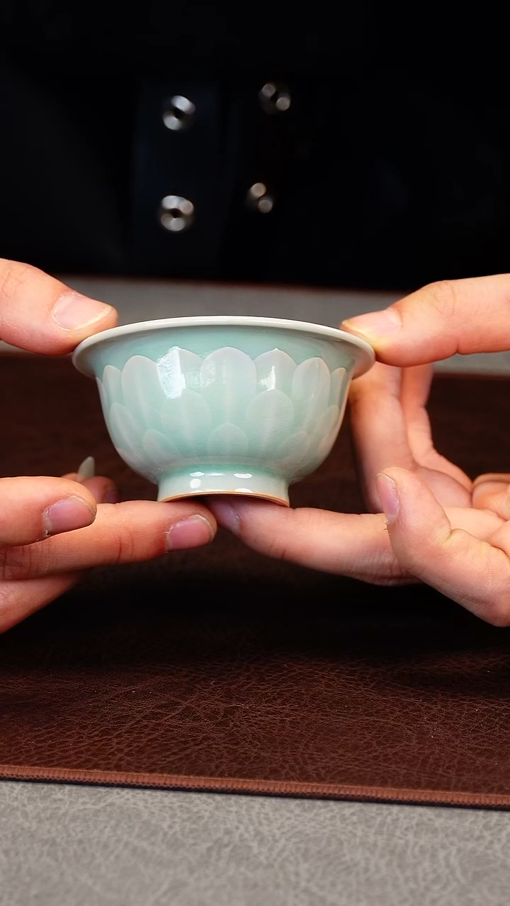 青瓷手工茶器包邮