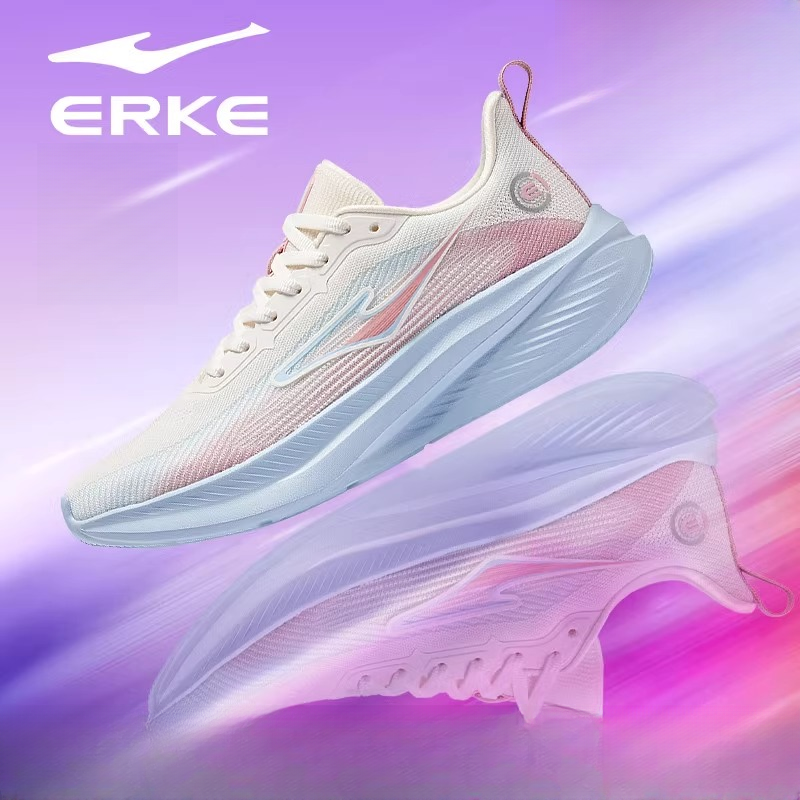 【人生跑鞋】惊蛰3鸿星尔克女鞋2025秋冬学生训练体测网面透气跑鞋