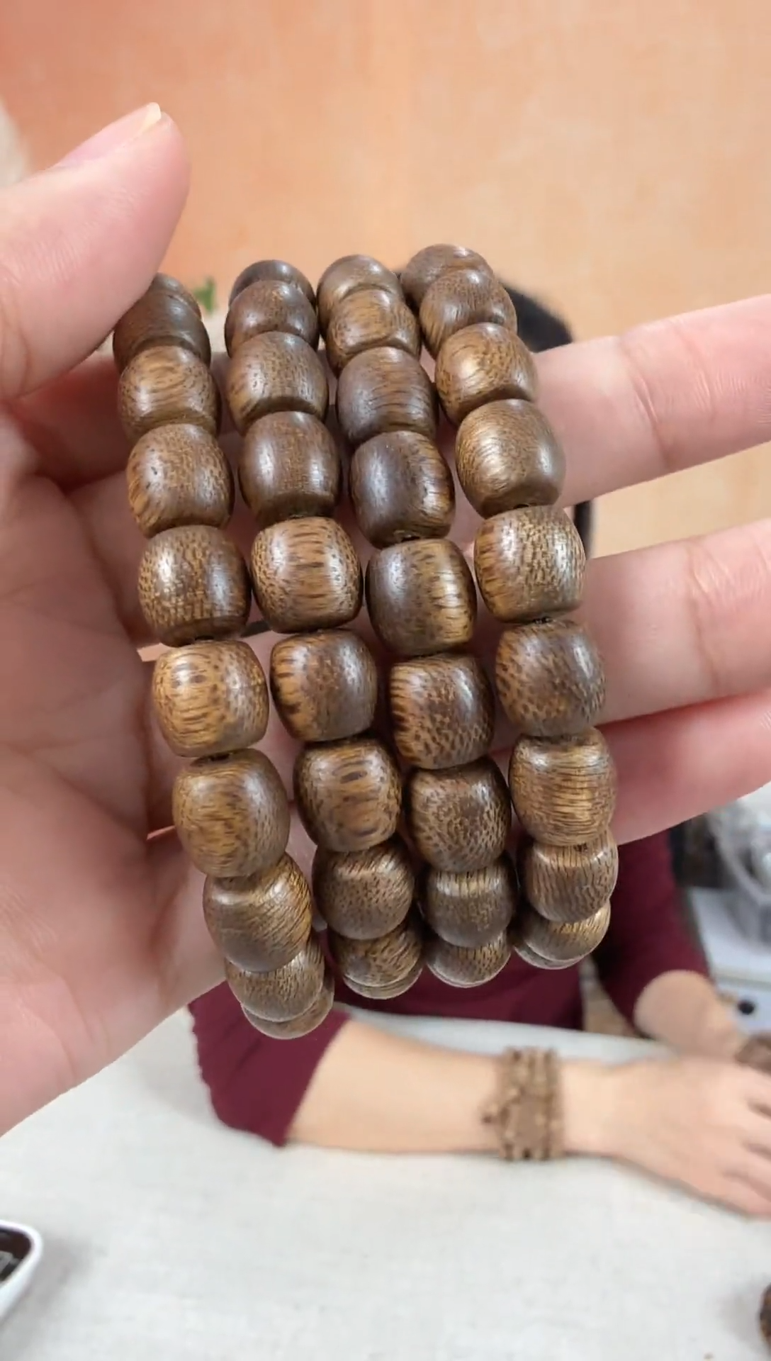 沉香沉香碎屑071沉香99沉鼓珠单圈卡8/4克多样性发其一