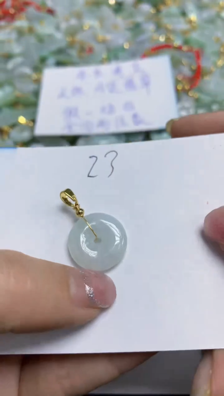 【闪购商品】翡翠颈饰合金  天然A货翡翠