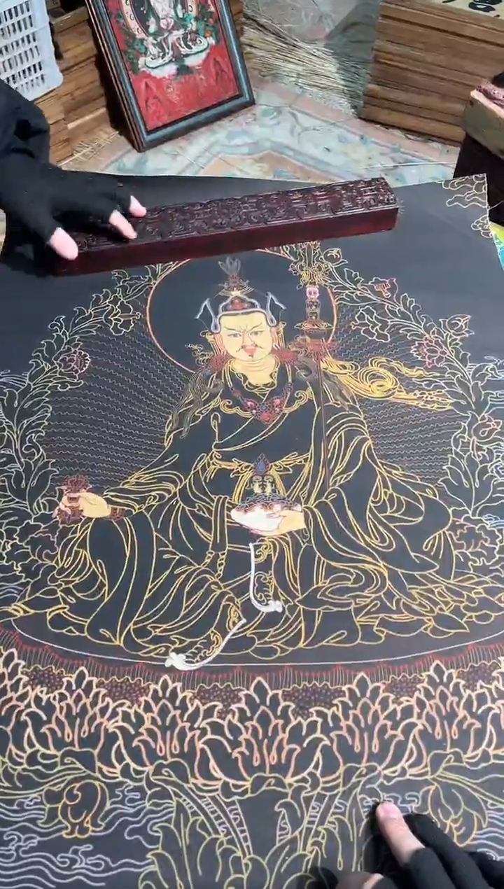 卷轴画路路的唐卡tk160