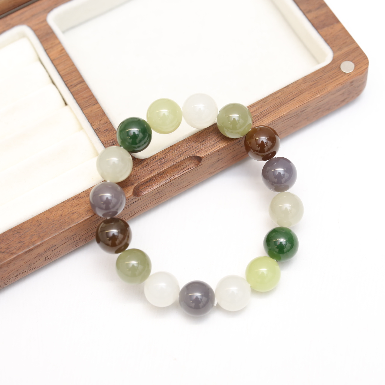 【海边】小糖豆 和田单圈手串（多样性发货）