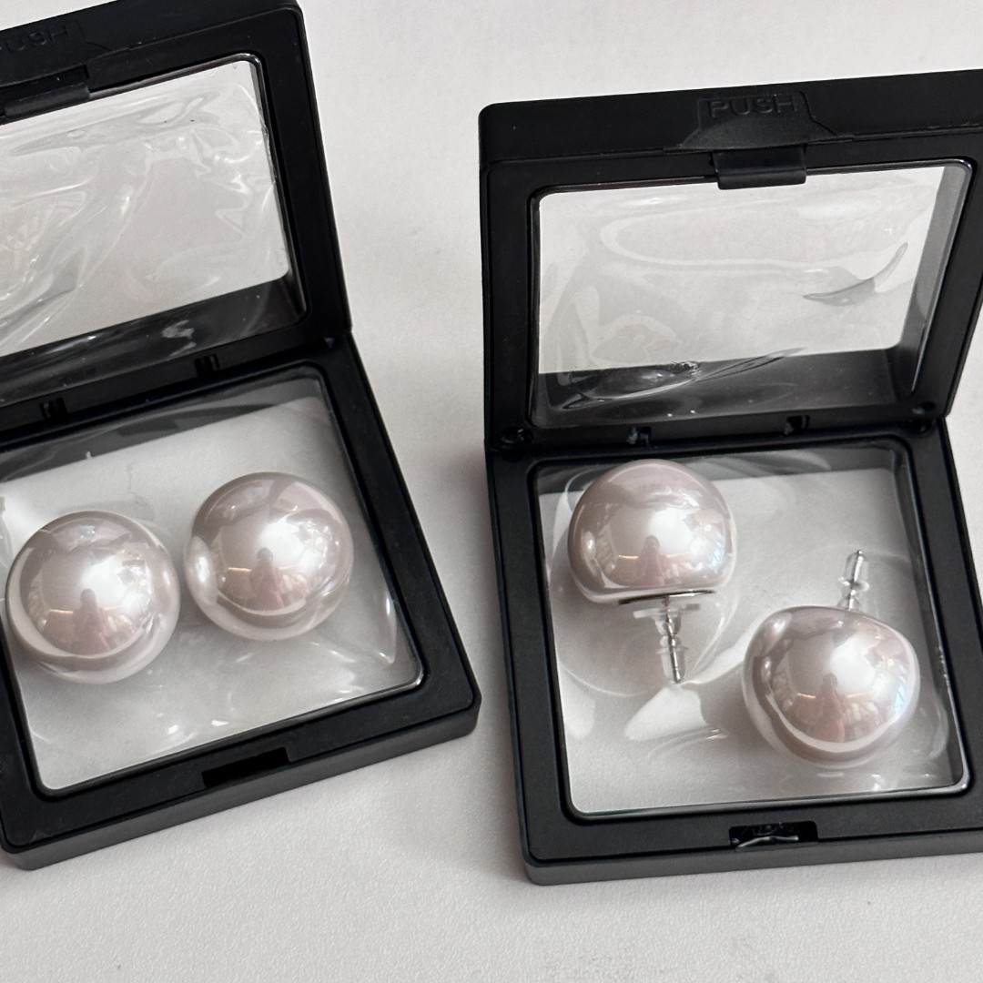 至禾Wonderland 鲍鲍 大珍珠耳钉