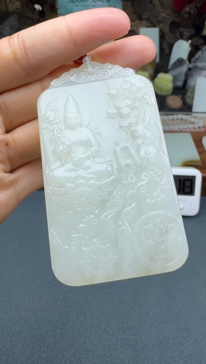 【闪购商品】和田玉颈饰未镶嵌开心