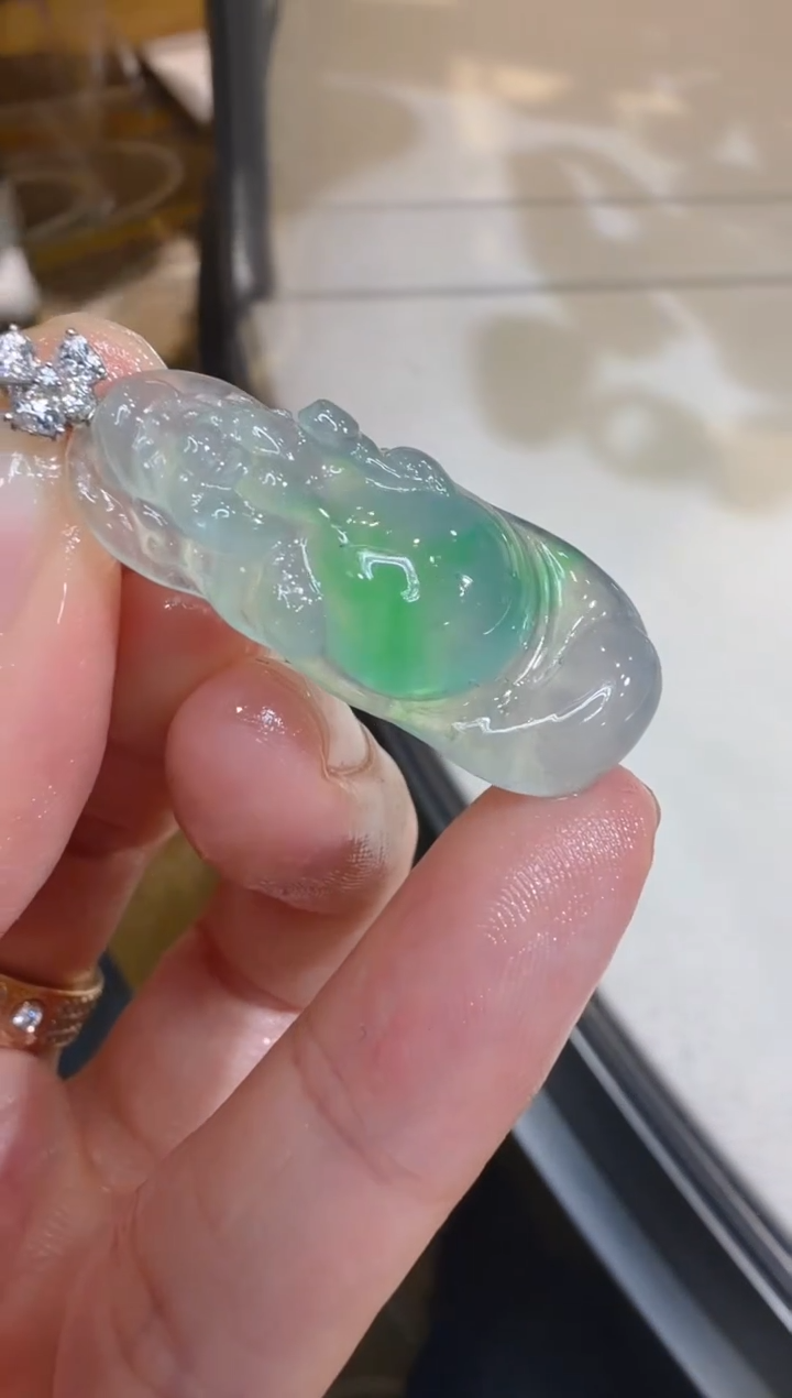 18K金镶嵌定制翡翠多样性团购发一件（不退不换）