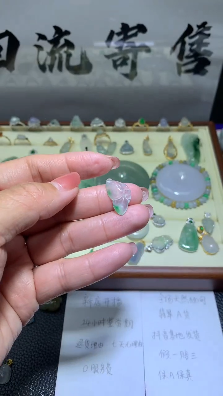 【闪购商品】翡翠颈饰未镶嵌0102天然翡翠缅甸A货