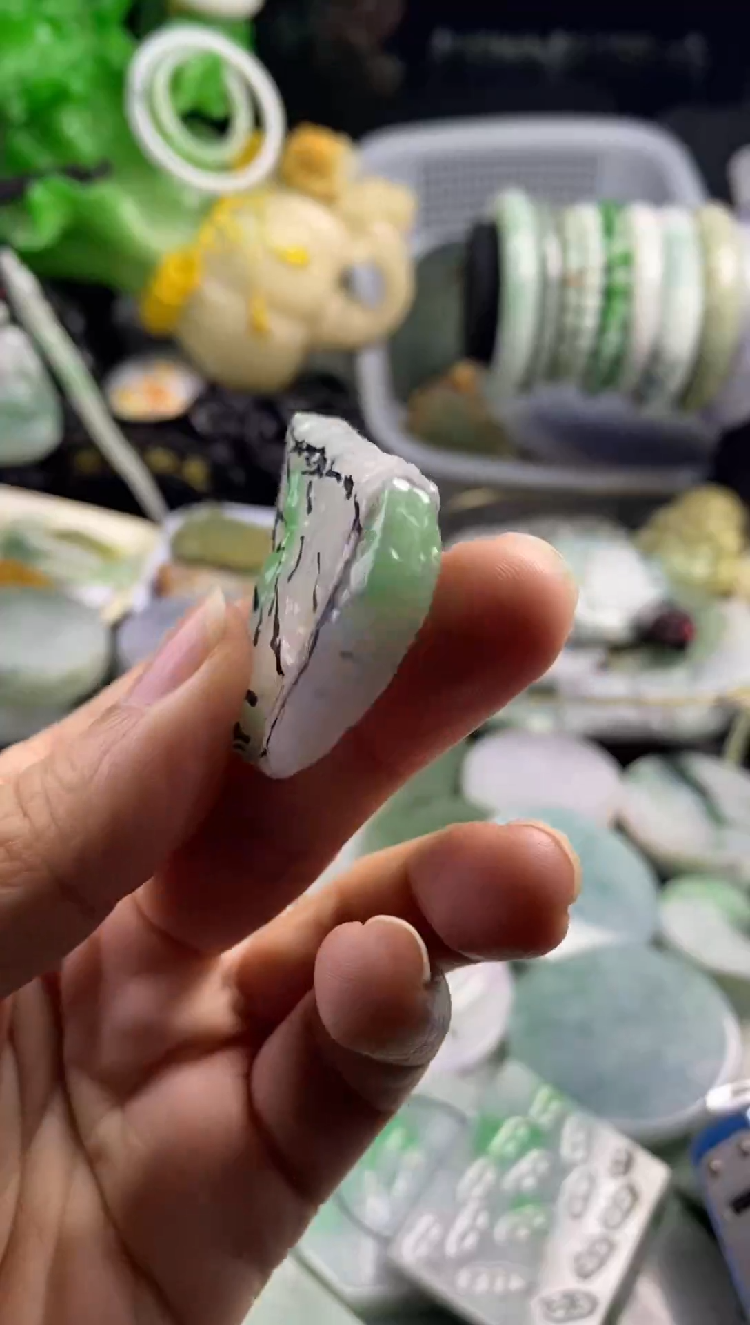散珠翡翠A货翡翠08