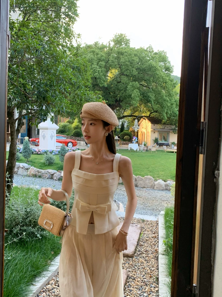 【茉莉家】小众高品质上衣连衣裙套装显瘦气质新款韩系ins夏季衣服