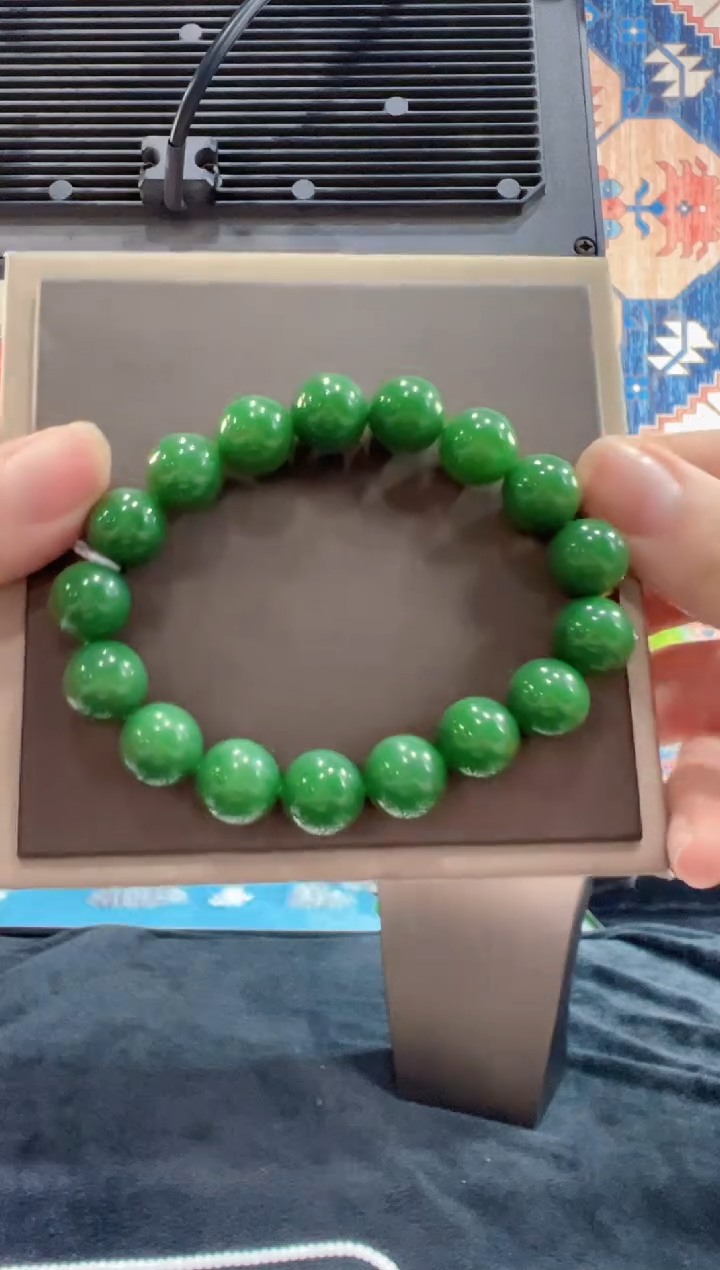 未镶嵌手串和田玉碧玉手串