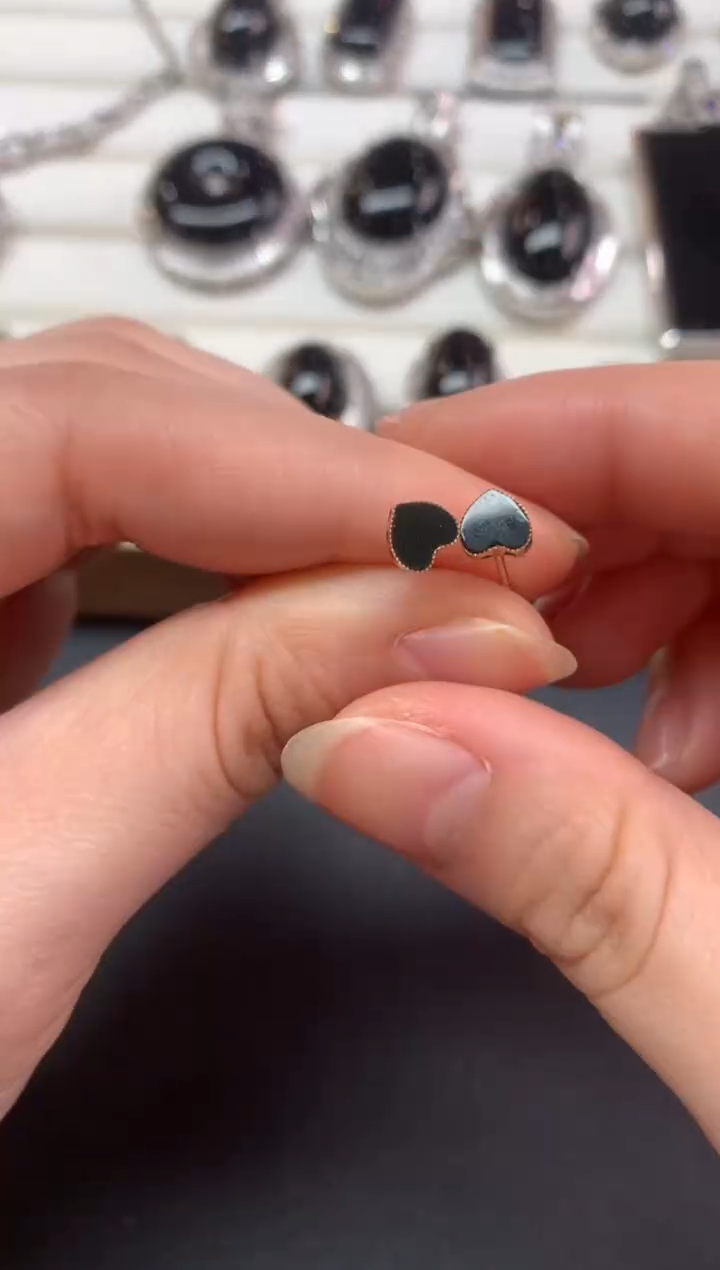 【闪购商品】翡翠耳饰18K金镶嵌Z466|598