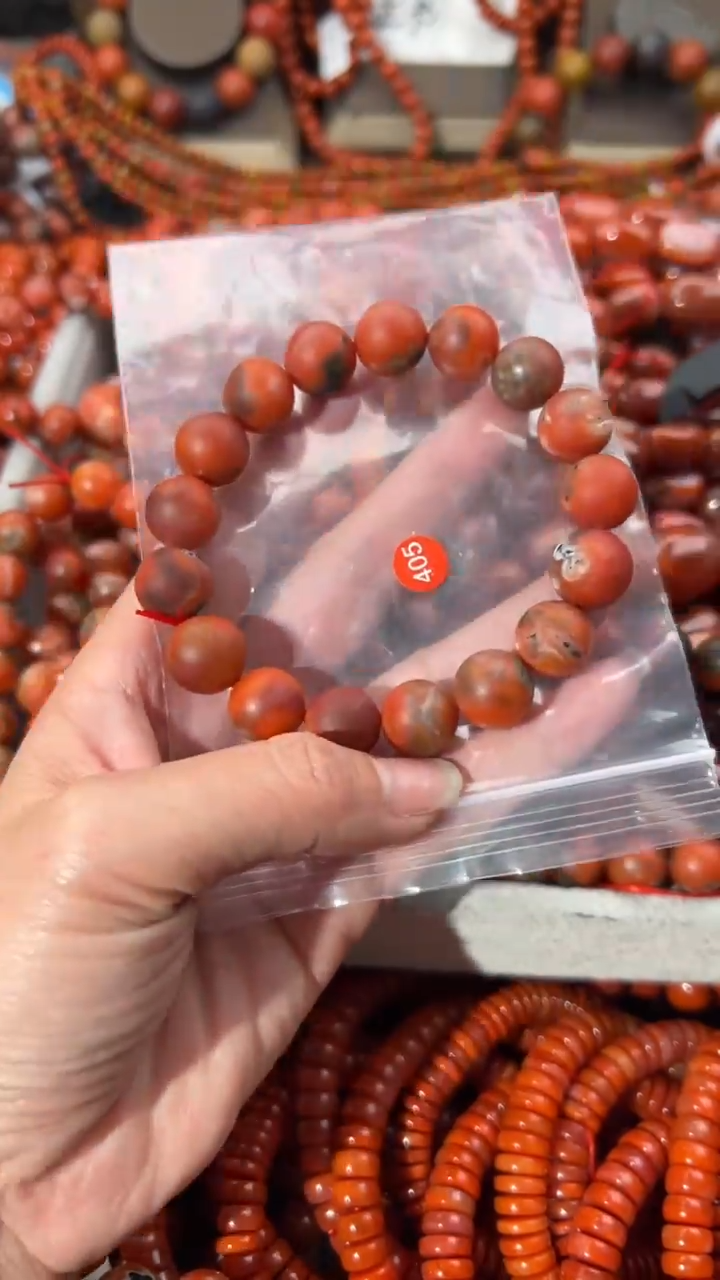 南红玛瑙未镶嵌手串13