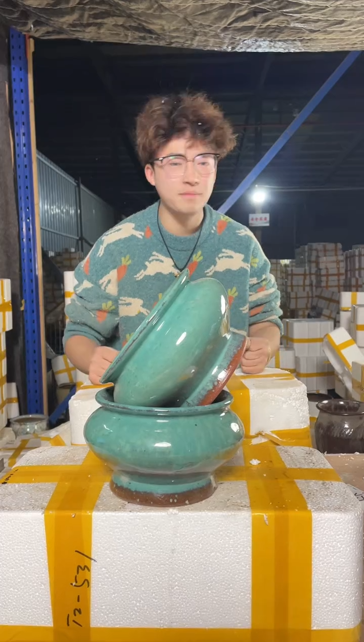 紫砂花盆宜兴紫砂粗陶花盆