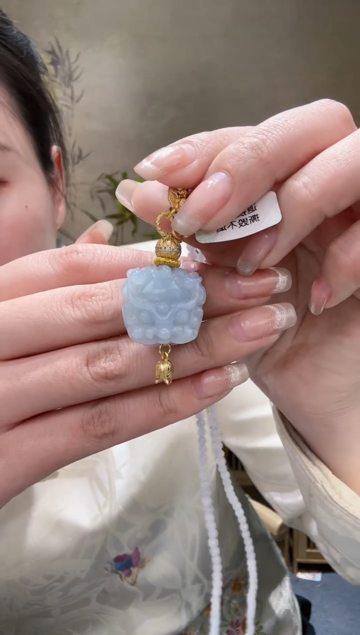 【闪购商品】翡翠耳饰未镶嵌吊坠