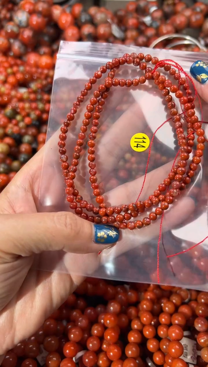 未镶嵌手串南红玛瑙4+