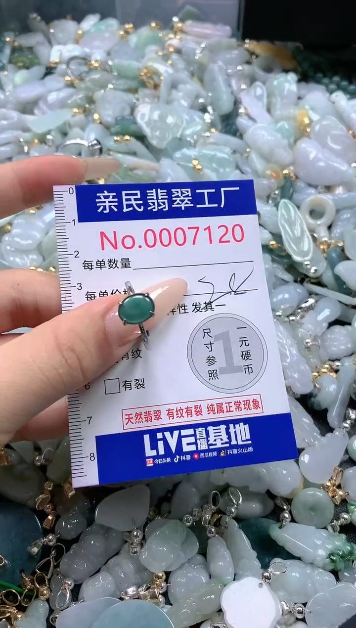 【闪购商品】翡翠吊坠(不含链)未镶嵌7120