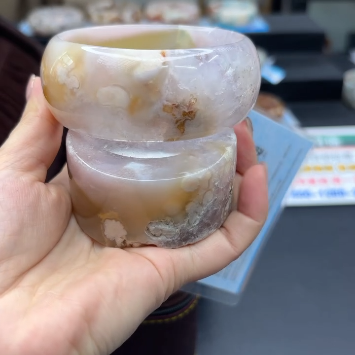 非金属布艺手镯 非金属手镯琦丽雅樱花手镯64  c178